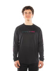 Model is 5' 8" wearing size Medium.